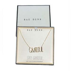 Rae Dunn Gold 'Stay Grateful' 14K Necklace